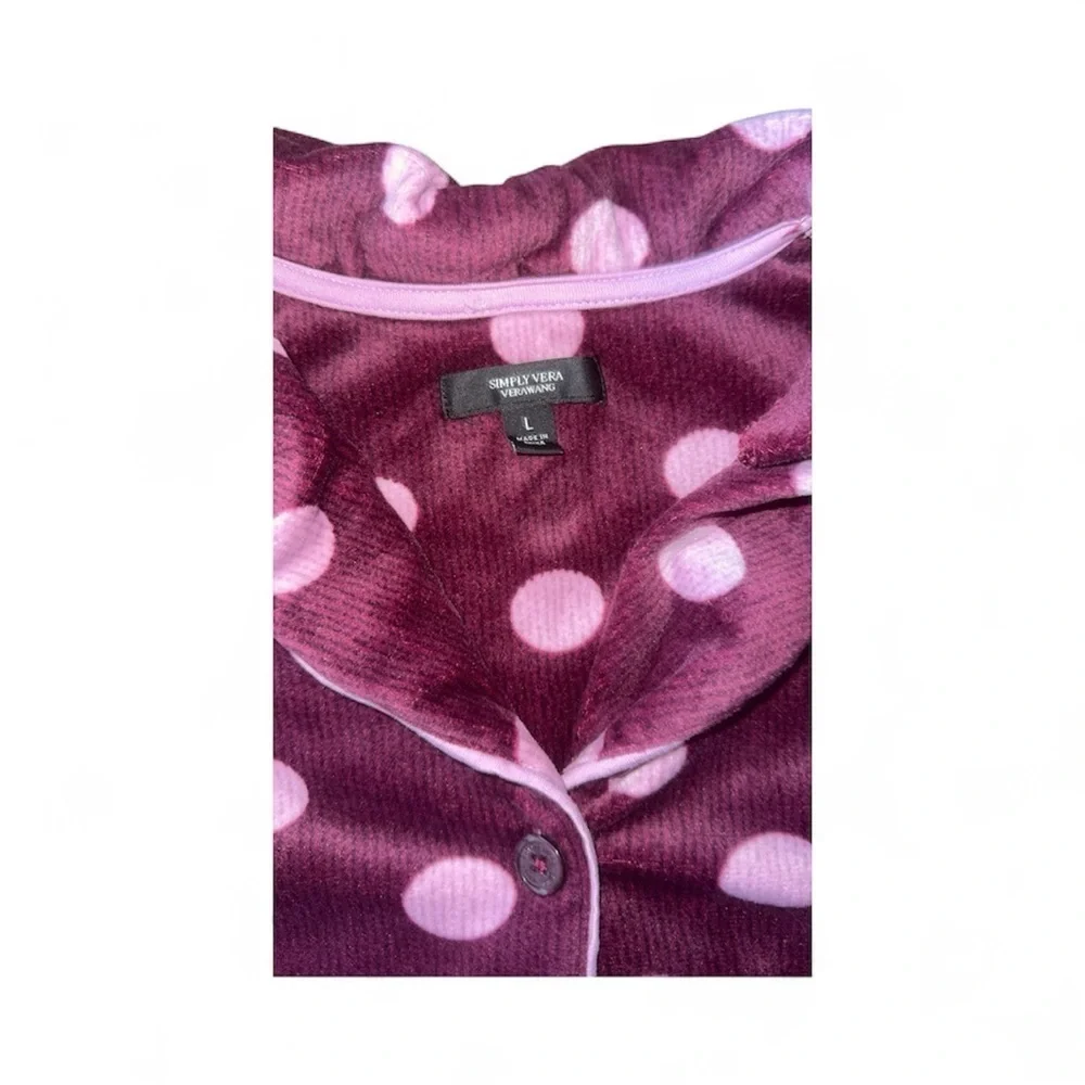 Vera Wang soft, plush WOMENS size L Jammie set. Cozy, lounge pajamas!